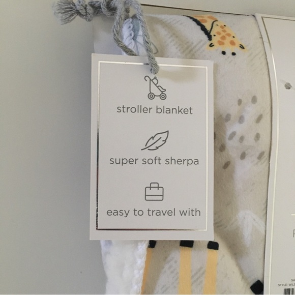 NEW Baby Blanket Super Soft Cozy Sherpa Animal Theme Baby Gift | Cuddly Friends - Picture 5 of 6